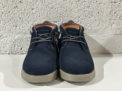 NEW HEY DUDE Jo Suede Ocean Blue 112372680 Men display picture 3