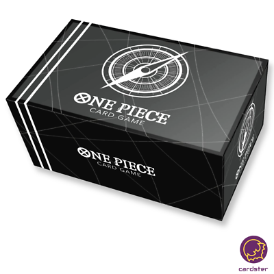 ONE PIECE Card Official Storage Box Standard Black Premium BANDAI