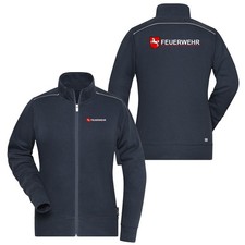 Sweatjacke Reflect Feuerwehr Dienstkleidung Niedersachsen Dienstjacke