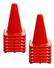 12in Heavy Duty Agility Training Cones for Soccer, Football, Basketball, Spor...