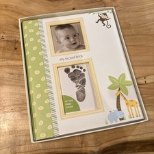 Lil Peach Safari Animal Baby Record Memory Book New