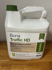 Bona Traffic HD Commercial Satin waterborne wood floor finish.