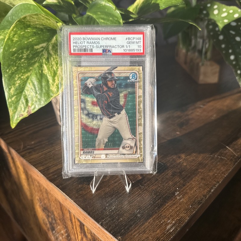 Heliot Ramos 2020 Bowman Chrome Superfractor 1/1  PSA 10 Giants/ NY Yankees