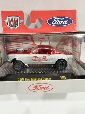 M2 Machines 1:64 Detroit Muscle 1966 Ford Mustang Gasser Red Spectreflame Rare