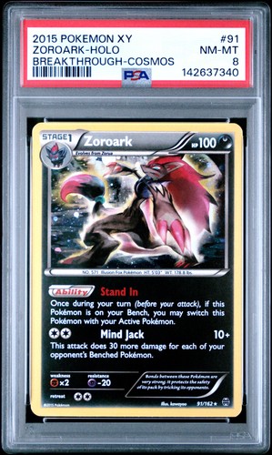 Zoroark graded PSA 8 for sale on eBay