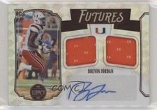 2021 Panini Legacy Futures 275/299 Brevin Jordan #FD-BJ Dual Patch Auto 0nr3
