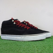 Vans Boots Size 8 Men's Black Suede Ward Hi MTE Lace Up Outdoor Sneaker Shoes