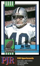 Bill Bates 1990 Topps #490 Dallas Cowboys