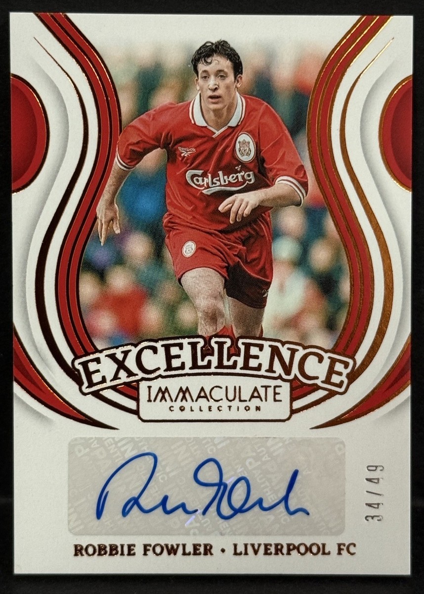 2024-25 Panini Immaculate Liverpool Robbie Fowler Excellence Auto