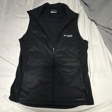 Columbia Mens Black Full Zip Vest Size M Omni...