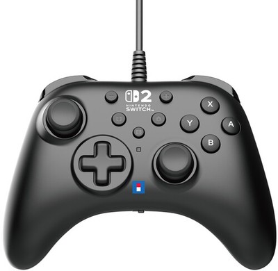 Hori HORIPAD Turbo (Black) Wired Controller for Nintendo Switch 2 - Officially L