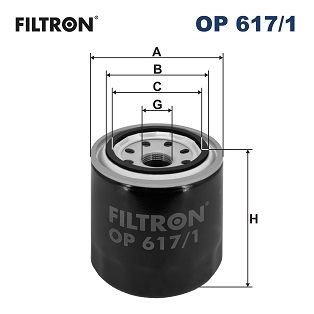 Filtron ÖLfilter OP 617/1 FüR Hyundai KIA-image
