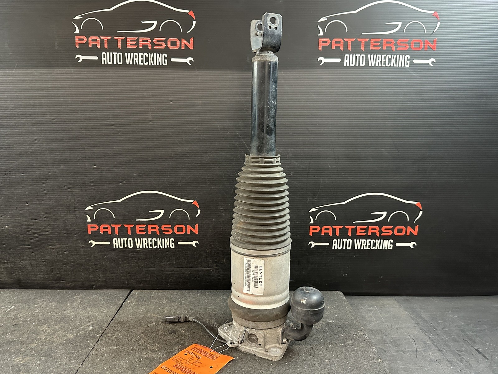 03-12 BENTLEY CONTINENTAL REAR DRIVER LEFT LH AIR RIDE STRUT SHOCK 3W7616001