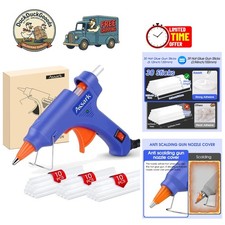 Fast Preheating Hot Glue Gun with 30 Glue Sticks - Perfect for Creative DIY Arts 0.57 per gallon