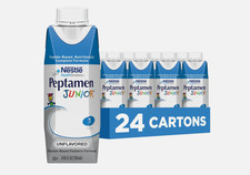 Peptamen Junior Peptide-Base Complete Nutrition Unflavored 8.5 Oz Bottle 24 Pack