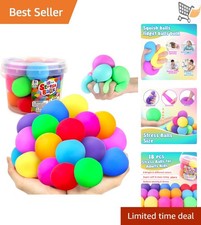Stress Balls Bulk 18 Pack Fidget Toys for Anxiety Kids Adults Classroom