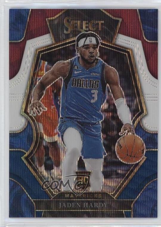 2022-23 Panini Select Premier Level Tri-Color Prizm Jaden Hardy #174 5ub