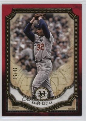 2018 Topps Museum Collection Ruby 30/50 Sandy Koufax #50 HOF g5e