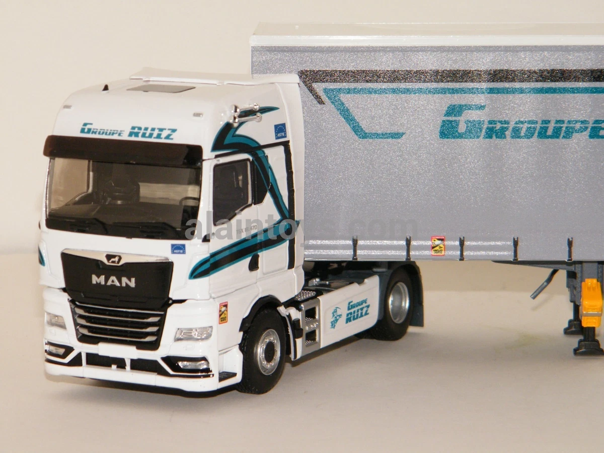 MAN TGX GX TAUTLINER TRANSP GROUPE RUIZ ELIGOR 1/43 Réf 118072 , c'est le seul