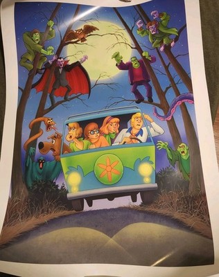 Scooby-Doo  The Long, Hard Road  Limited Edition Art Print   Park West COA