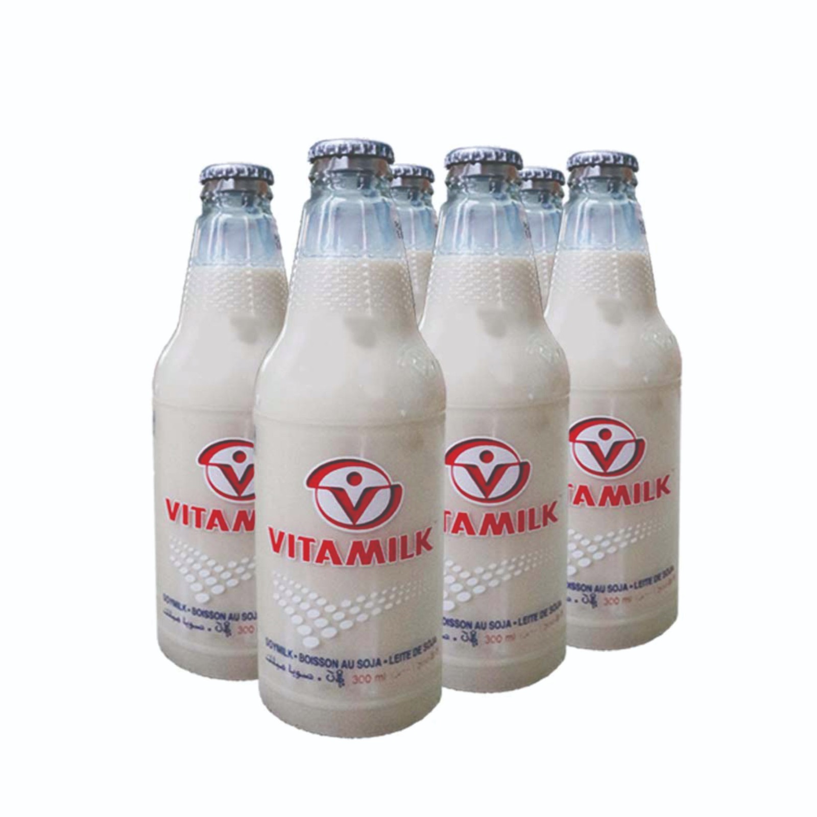 Vitamilk Soy Milk 10oz Bottles Pack of 6 | Refreshing Food Drink for Everyone
