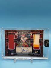 TYREEK HILL 2021 PANINI ONE FORMULA ONE DUAL PATCH - CHIEFS AUTO #1/10