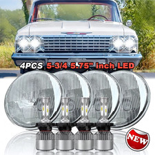 4pcs For Chevy Impala Bel Air 1962-1975 5.75 5-34 Headlights Hilo Beam 
