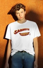 Vintage Sabrett Hot Dog T-Shrit Sand