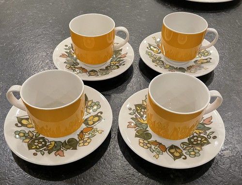 Vintage Royal Doulton 20 Piece Dinner S Set Forest Flower Pattern Mid Century - Picture 14 of 20