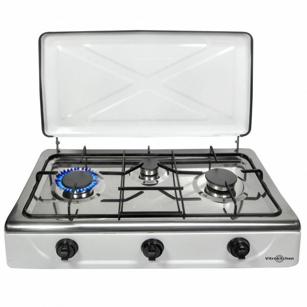 302BB hobs Blanco Encimera Encimera de gas 3 zona(s)