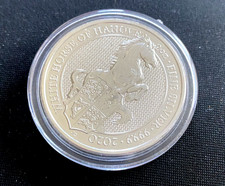 2020 2 Oz .9999 Silver BU - Queens Beast - White Horse of Hanover