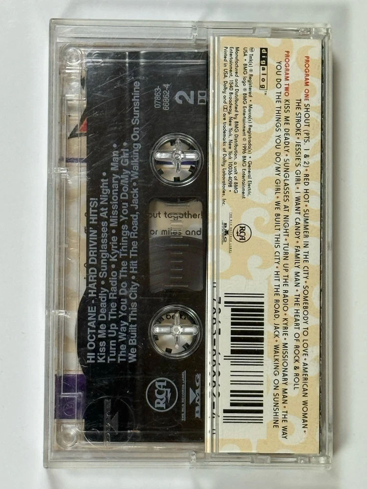 Hi Octane Hard Drivin' Hits! Various (Cassette Tape, 1996) Lita Ford Starship - Image 2 of 4