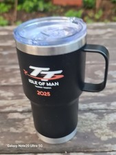 TT Races Signature Travel Mug lab 539. Isle of Man TT Races .official TT MUG.NEW