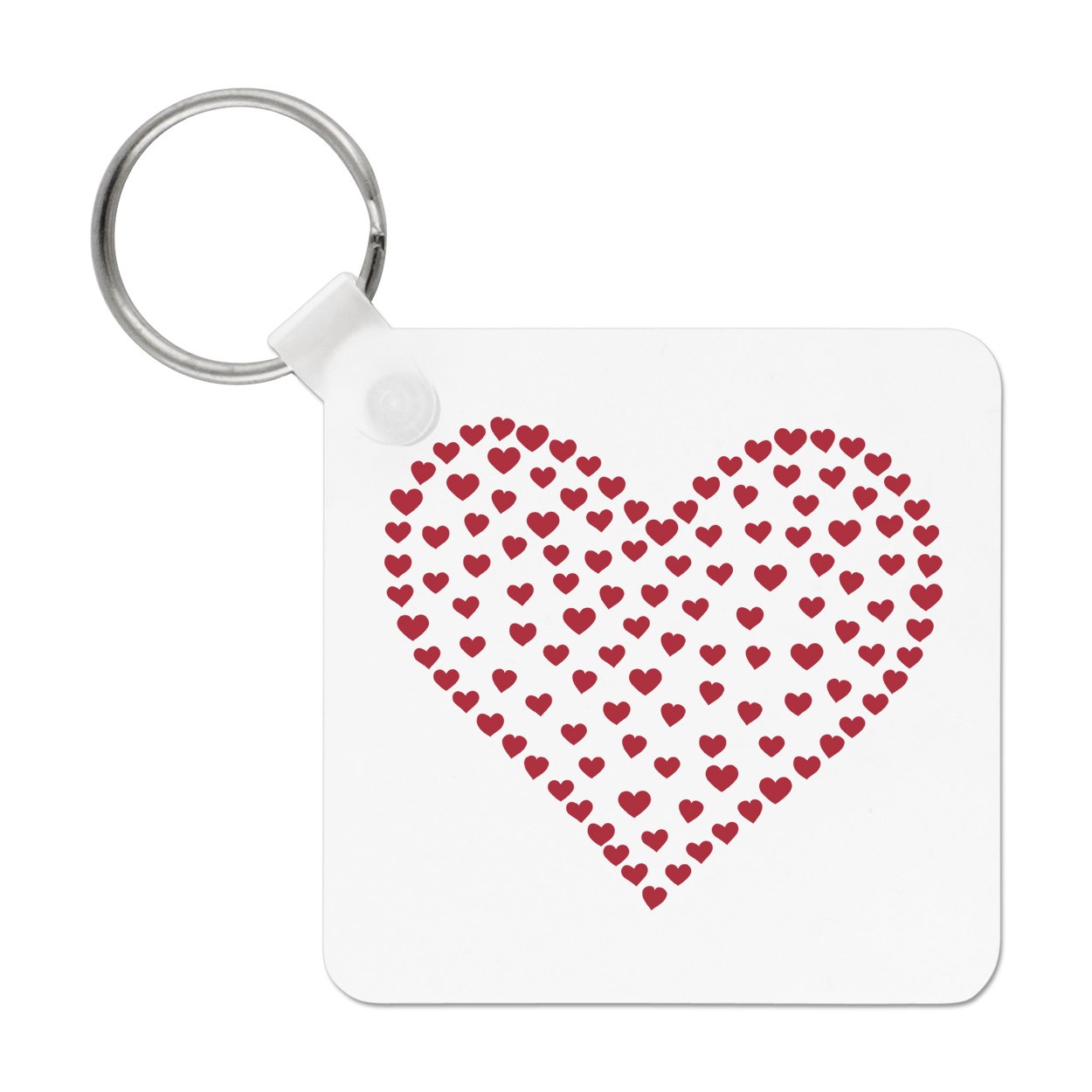 Heart Of Hearts Keyring Key Chain - Love Red Valentine's Day