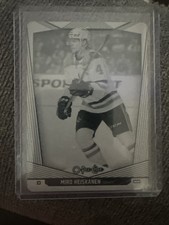 2024-25 O-Pee-Chee Black Printing Plate 1/1 #242 Miro Heiskanen Dallas Stars
