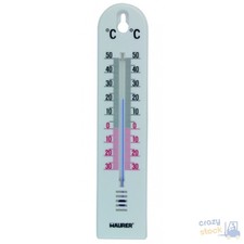 Maurer Kunststoff Wandthermometer 20 x 4,5 cm