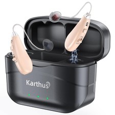 Karthus Hearing Aids, Rechargeable Hearing Aids for Seniors with Hearing Loss, N