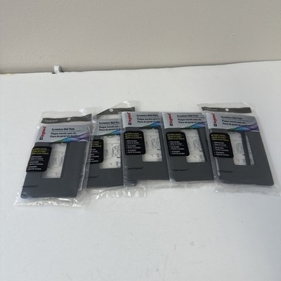 Lot of 5x Legrand radiant RWP26GCC6 One-Gang Screwless Wall Plate
