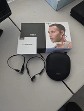 Shokz OpenRun Pro Open-Ear (Behind the Neck) Bluetooth Headphones - Black - CIB