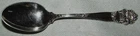 ANTIQUE TOWLE GEORGIAN DEMITASSE 3 7/8" STERLING SILVER SPOON, 1905, USED - VG
