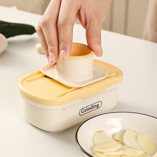PP&Stainless Steel Vegetable Slicer Multifunctional Garlic Planer Kitchen - Picture 4 of 13