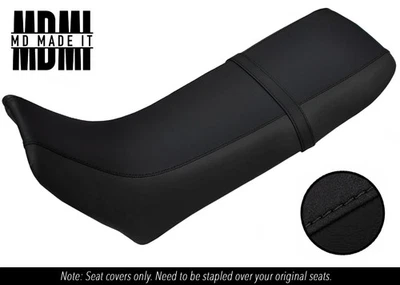 Pour Suzuki Dr 650 Rse 90-95 Personnalisé Tout Prise Vinyle Housse de Siège Noir - Photo 1/4