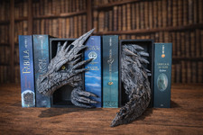Lightning Dragon Emerging Book Nook   Buchst�...