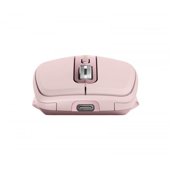 Mx anywhere 3s mouse ufficio mano destra rf senza fili + bluetooth laser 8000 dpi - Immagine 4