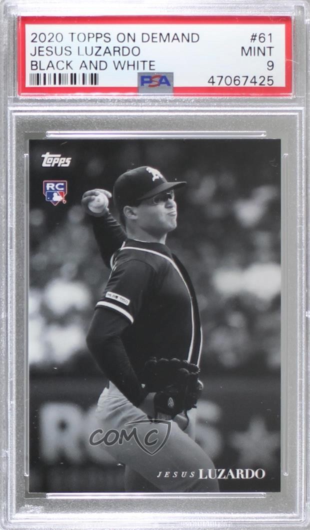2020 Topps TOPPS ON DEMAND BLACK AND WHITE #61 Jesus Luzardo front