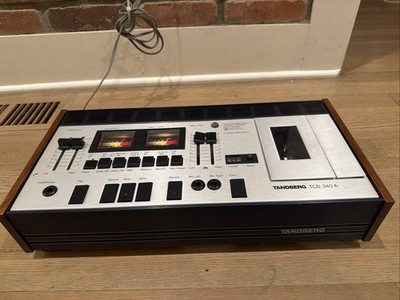 TANDBERG TCD 340A Cassette Deck Works Excellent Audiophile Stereo 3 Head