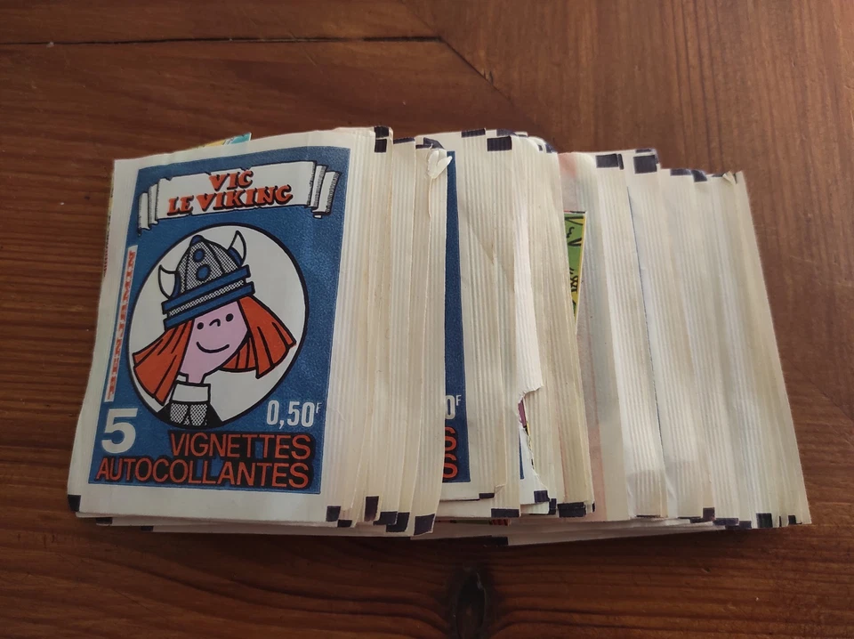 Vic Le Viking (1979) - (Benjamin Autocollant)- Lot Pochettes Ouvertes - Photo 1/1