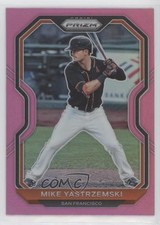 2021 Panini Prizm Pink Prizm Mike Yastrzemski #33 0fp5