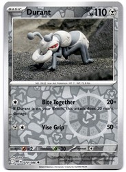 Durant 070/086 White Flare Reverse Holo