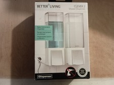 Better Living Clever 2 Dual Chamber Wall Mount Shower Dispenser